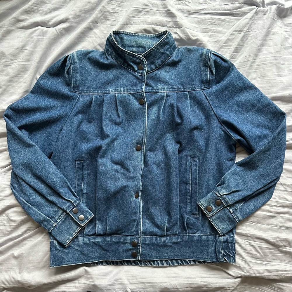 Denim Jacket with Patches